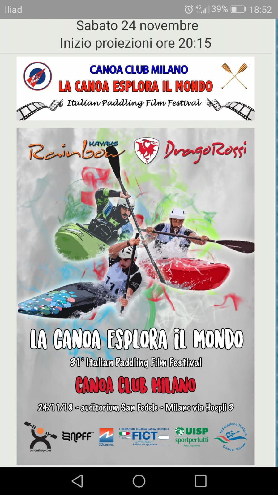 LA CANOA ESPLORA IL MONDO